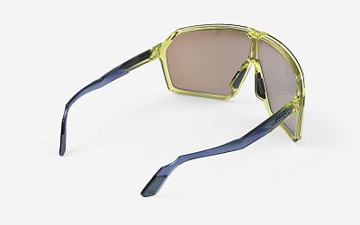 Превью  Велоочки RUDY PROJECT Spinshield Crystal Blue/Apple Green, Линзы: Multilaser Yellow (SP720530-0000)
